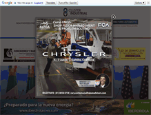 Tablet Screenshot of clusterindustrial.com.mx